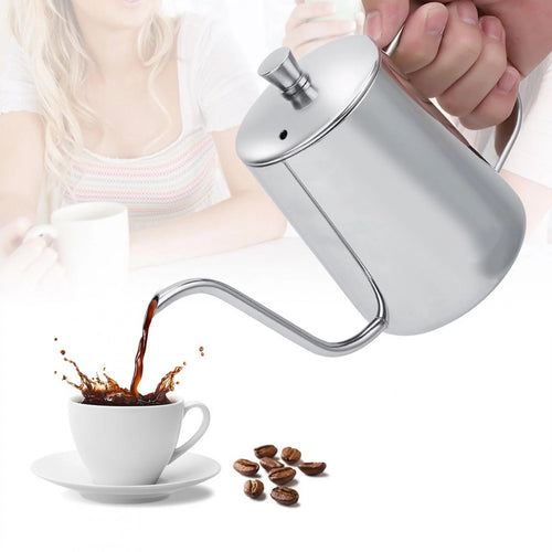 550ml Stainless Steel Gooseneck Coffee Pot B590543