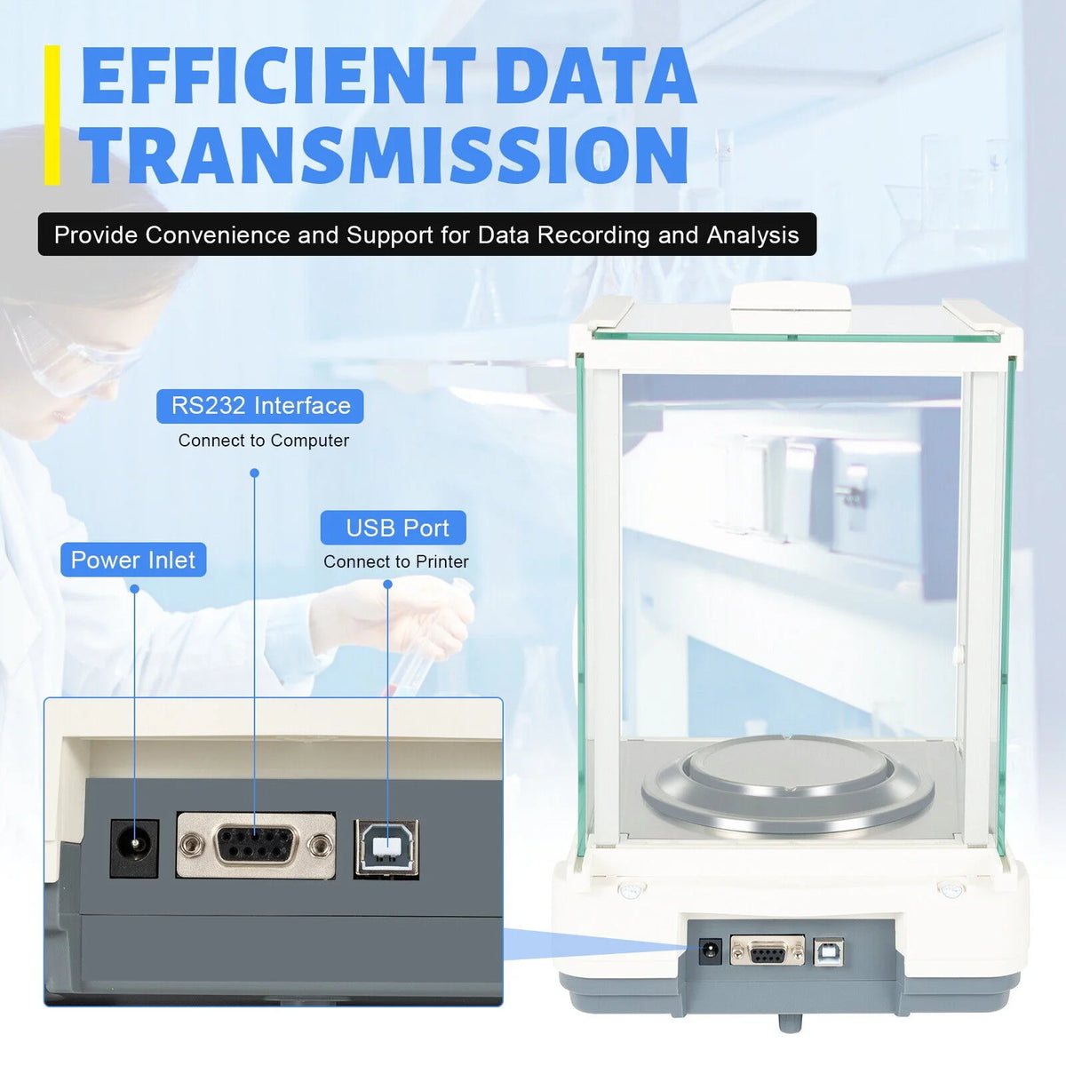 0.1 mg Electronic Analytical Balance M37994