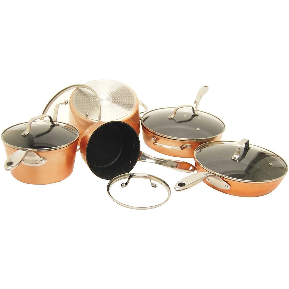 10 Piece Copper Cookware Set J301601