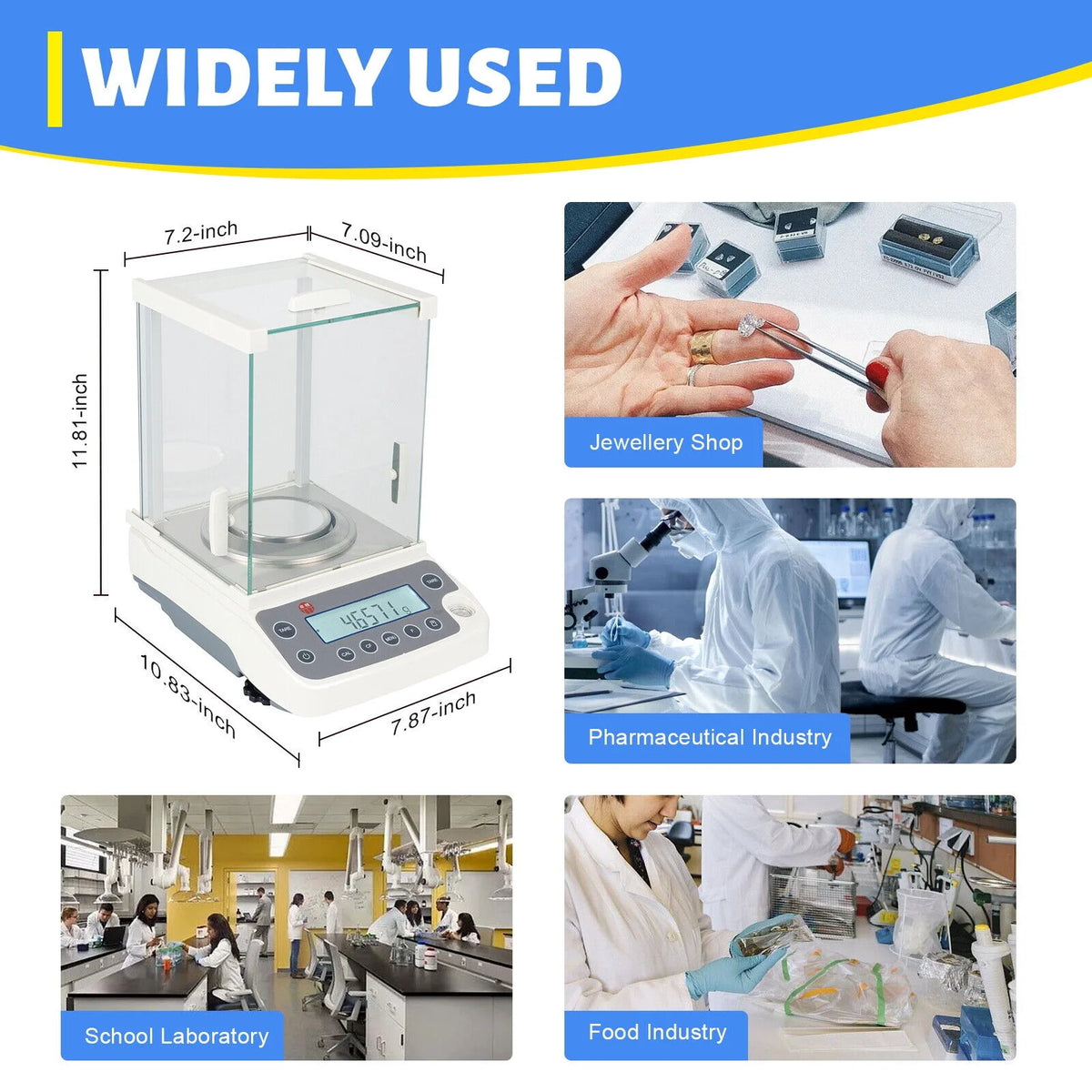 0.1 mg Electronic Analytical Balance M37994