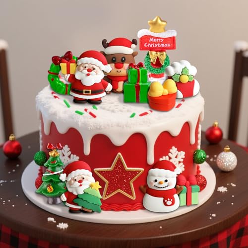 Christmas Cake Toppers S6577