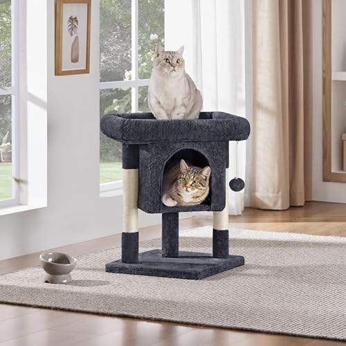 23.5in Dark Gray Cat Tree Tower C7495