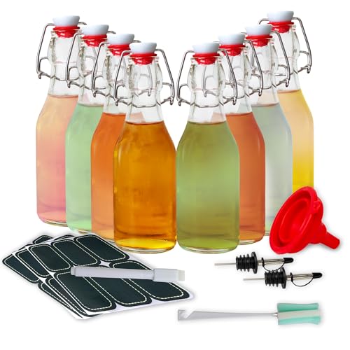 1 Liter Glass Flip Top Bottle Pack of 6 G811347