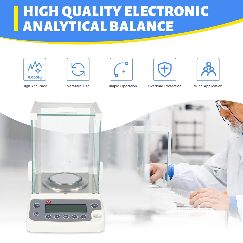0.1 mg Electronic Analytical Balance M37994