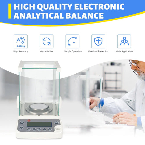 0.1 mg Electronic Analytical Balance M37994