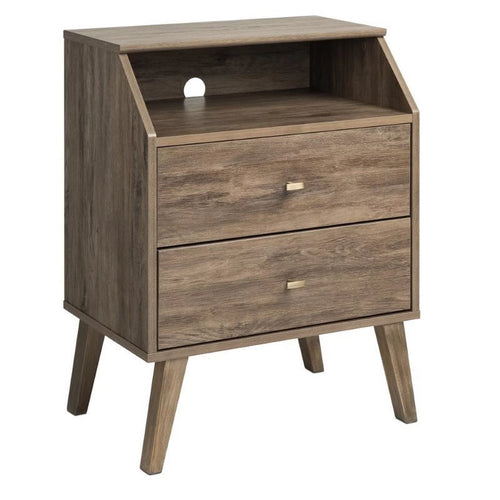 4-Piece Set with 2 Nightstands 7-Drawer Dresser and Computer Desk N889