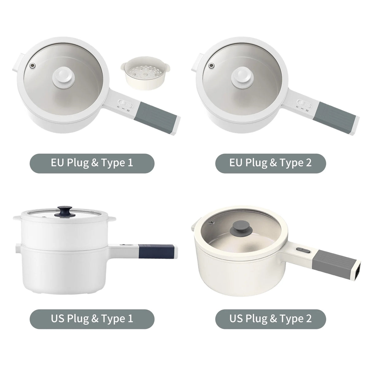 1.6L Non-Stick Electric Hot Pot Cooker U5573