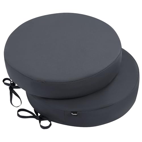 Waterproof Outdoor Chair Cushions Set of 2 Blue Q841