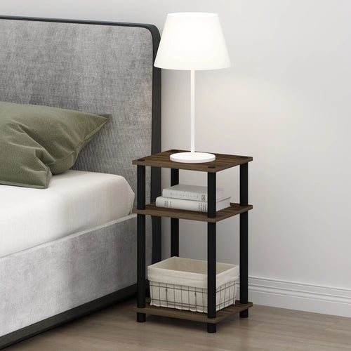 3-Tier Open Storage Nightstand F36816