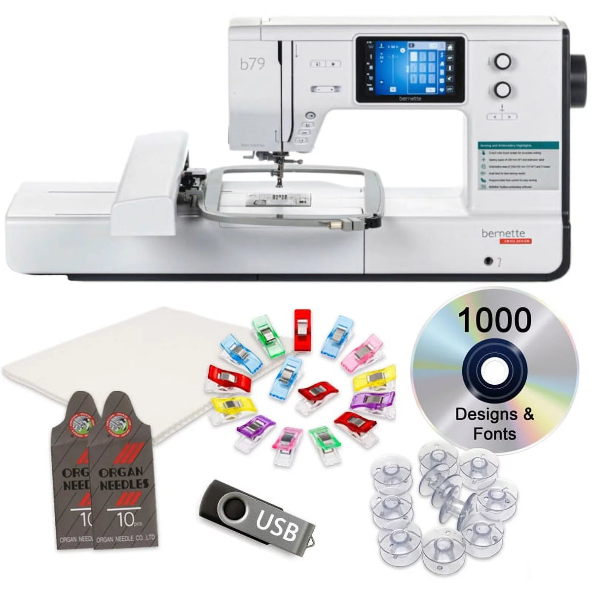10" x 6" Embroidery and Sewing Machine H669206
