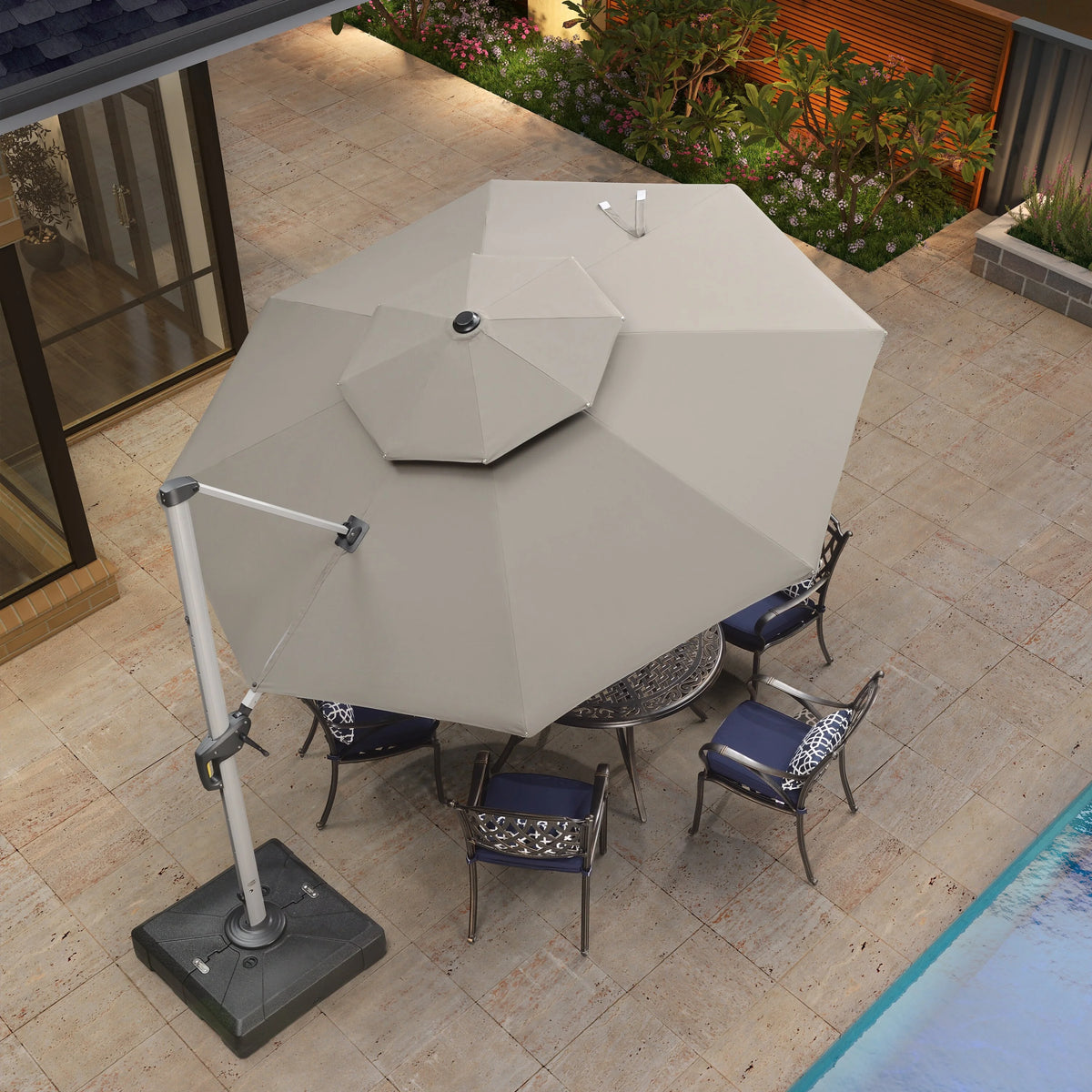 11ft Round Patio Umbrella H193296
