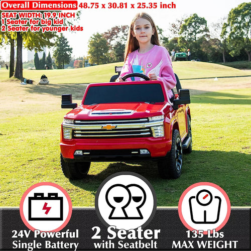 24V 2 Seater Ride On Car with Remote Control W780693