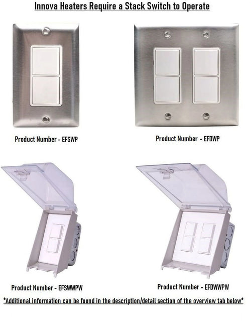 5000 Watt White Electric Infrared Heater P94691