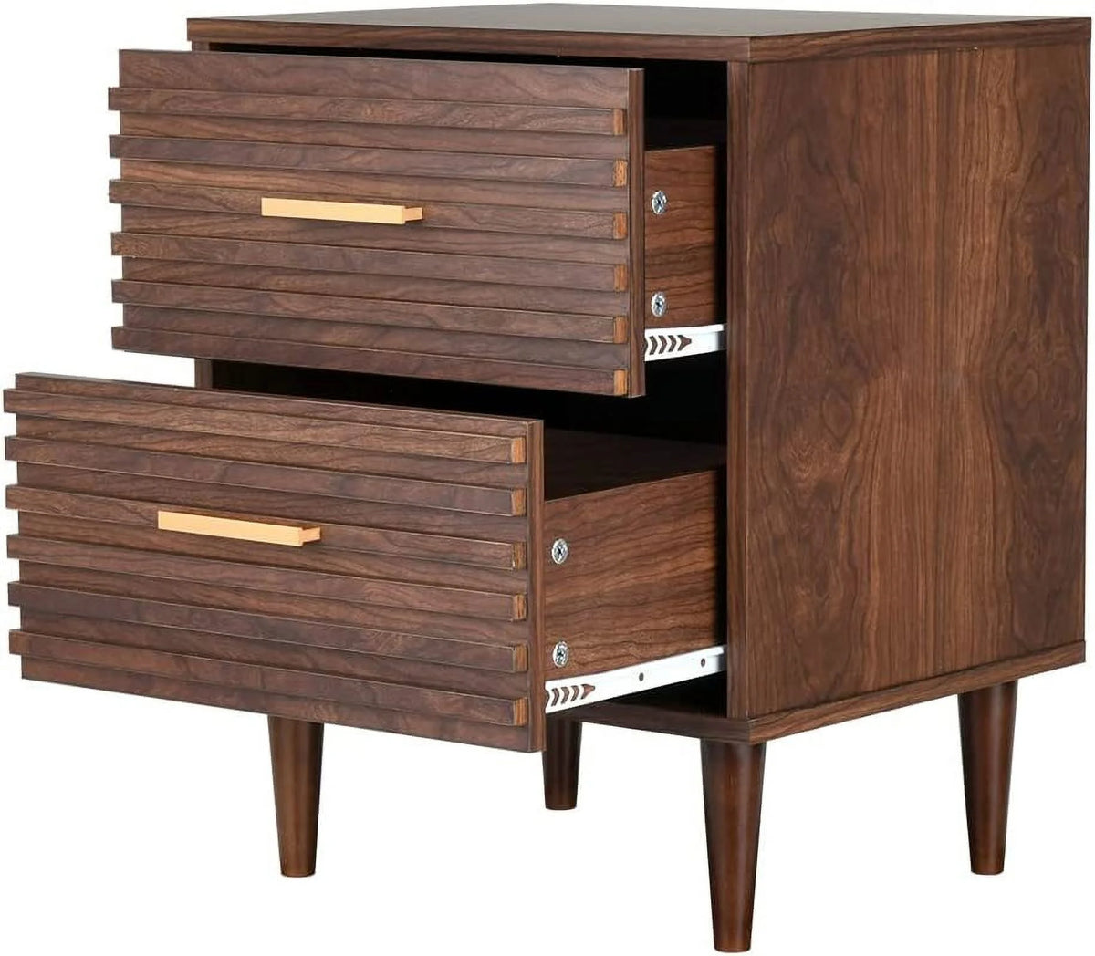 Set of 2 Nightstands with 2 Drawers C665
