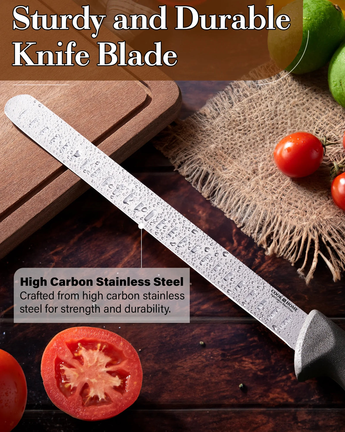 11-inch High Carbon Stainless Steel Slicing Carving Knife O681742